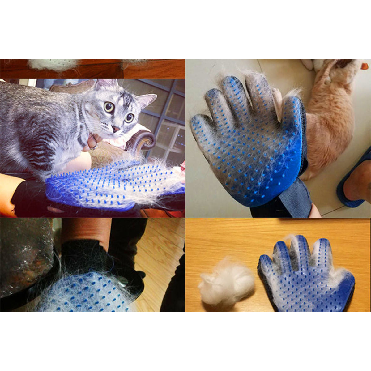 Silicone Grooming & Massage Glove for Dogs & Cats