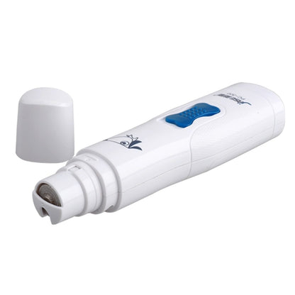 Electric Pet Nail Grinder in use