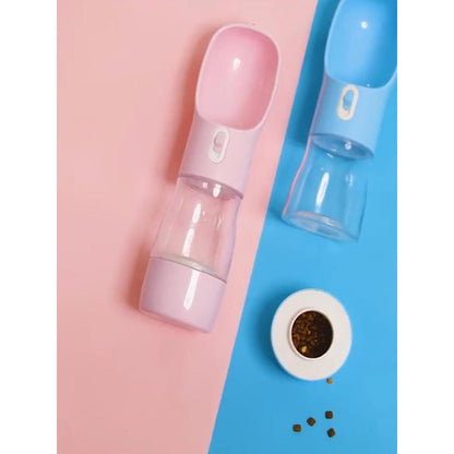 Portable Dog Water Bottle with Fold-Out Bowl